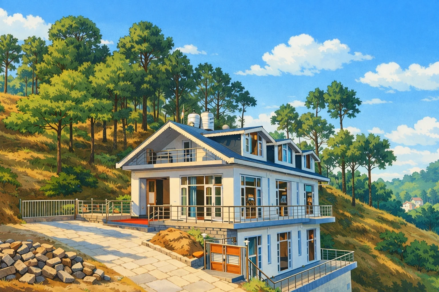 The Retreat Cottage Cinematic View